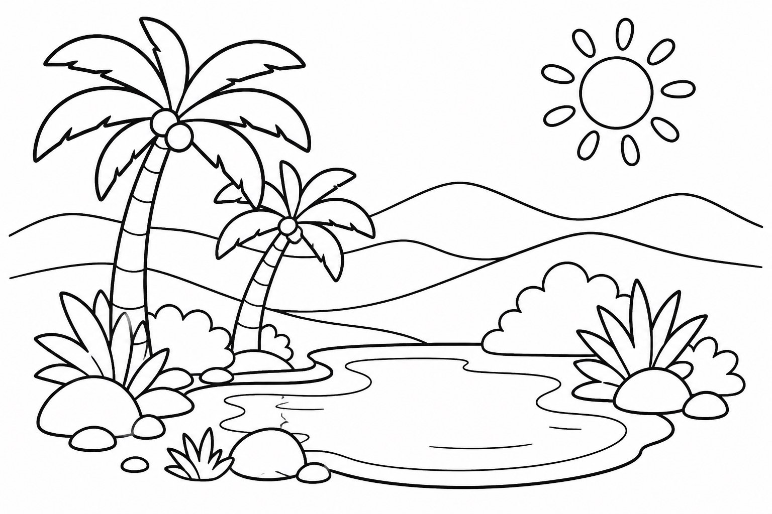 Petite oasis dans le désert