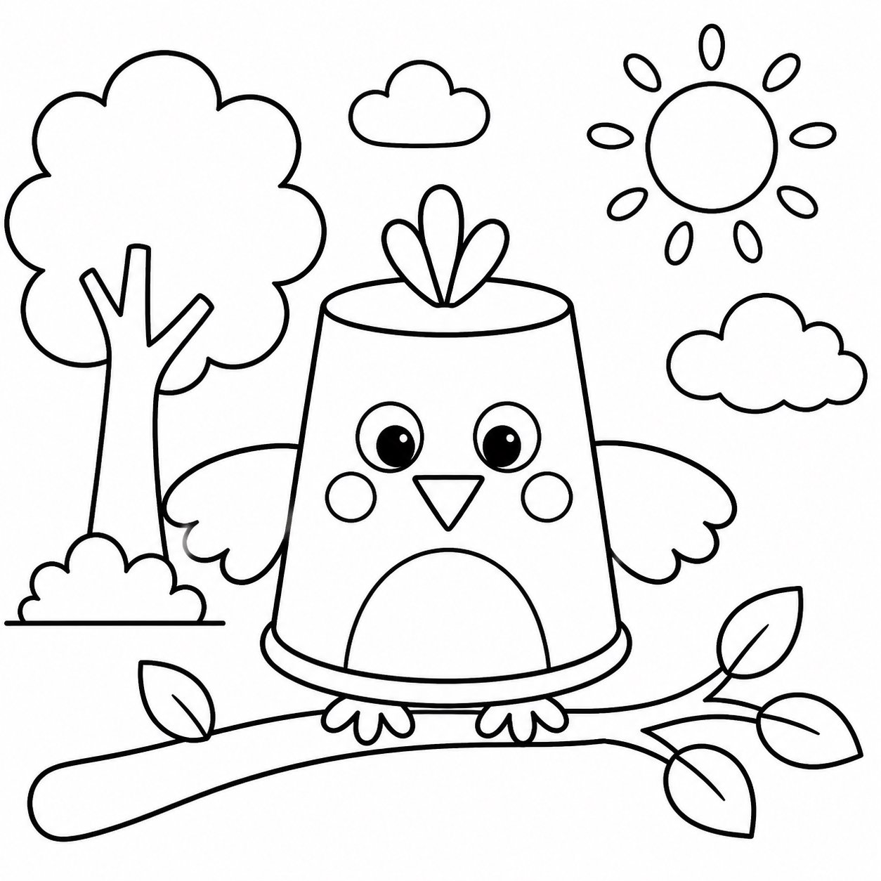 纸杯小鸟