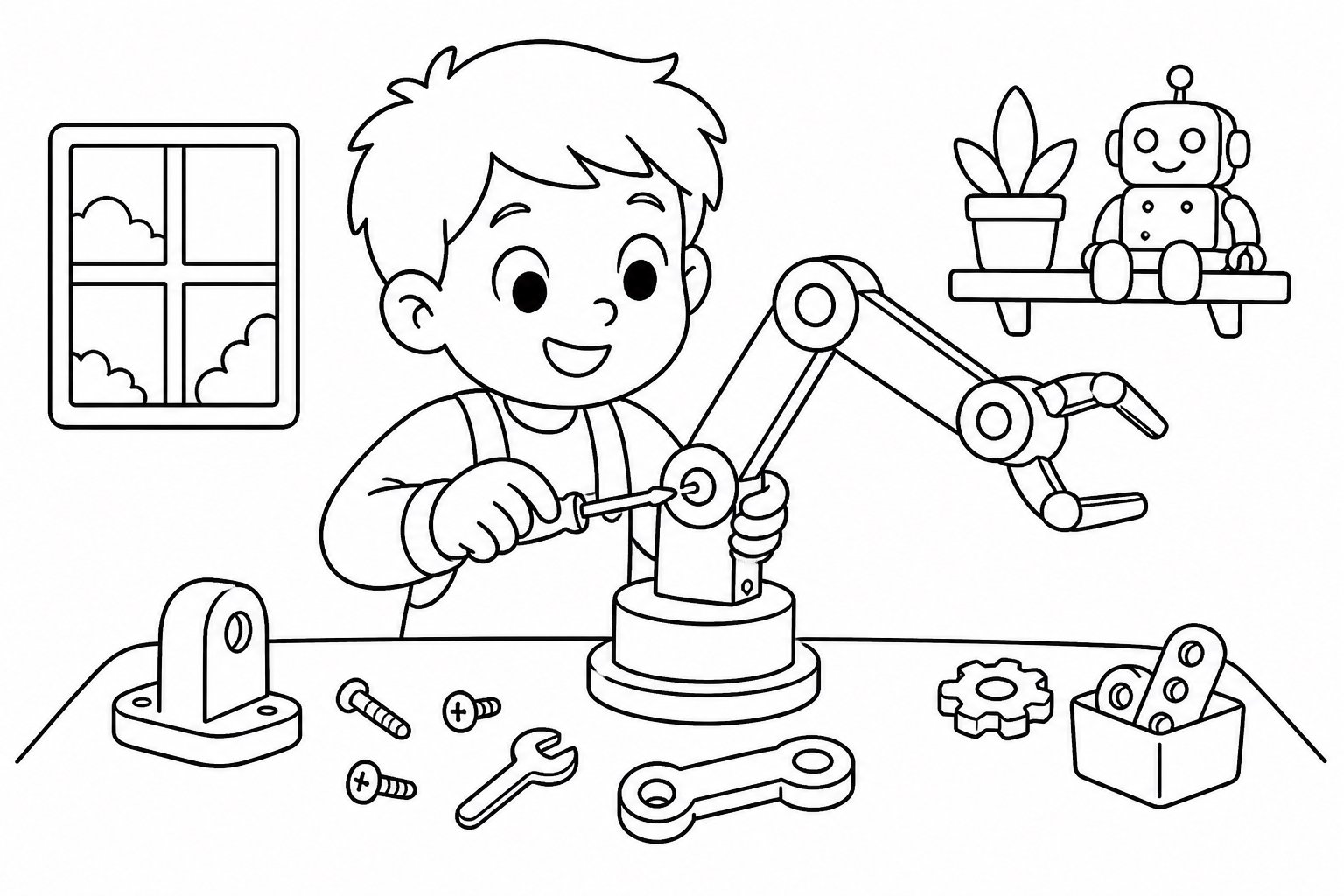 Einen Roboterarm bauen