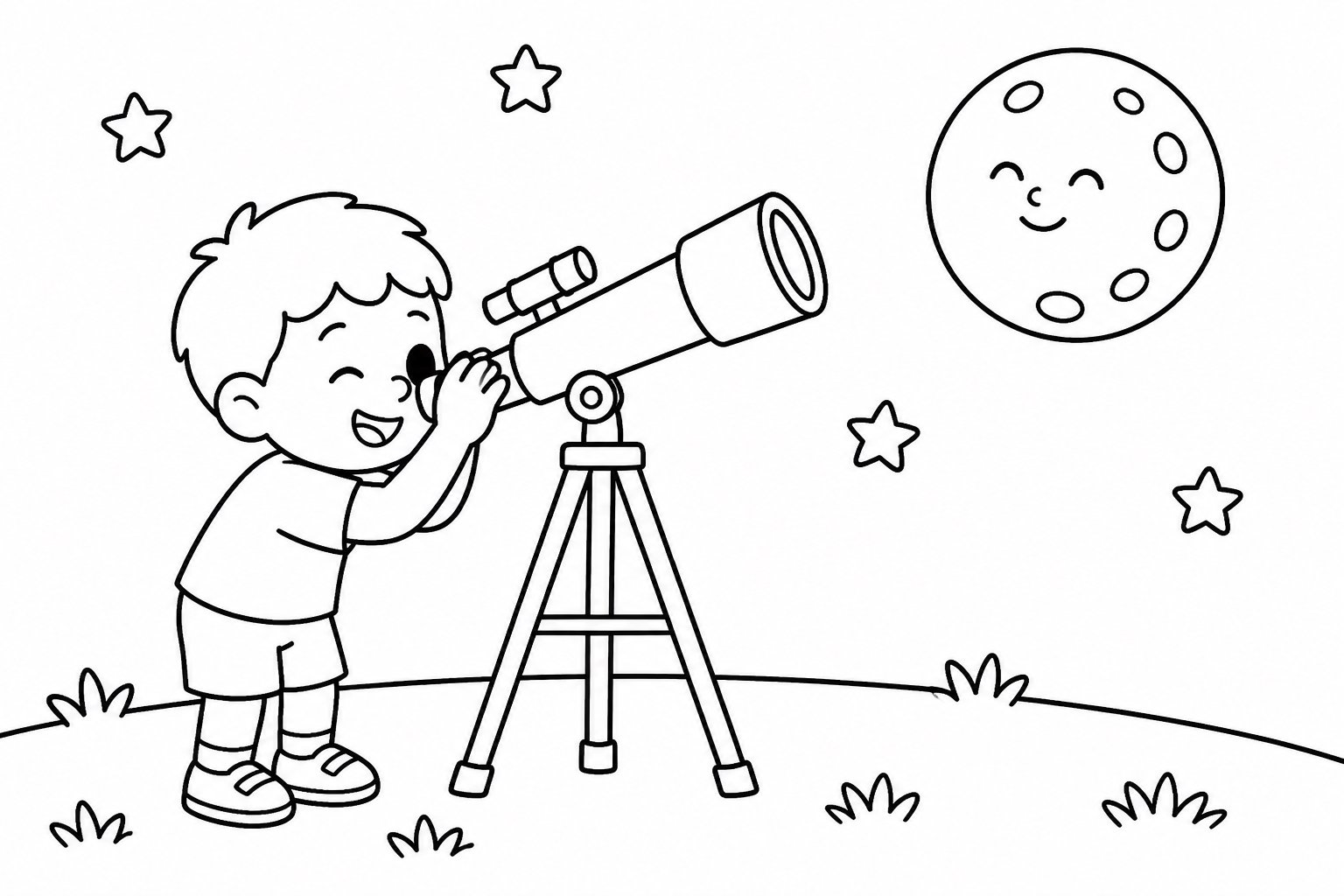 Observer la lune au télescope