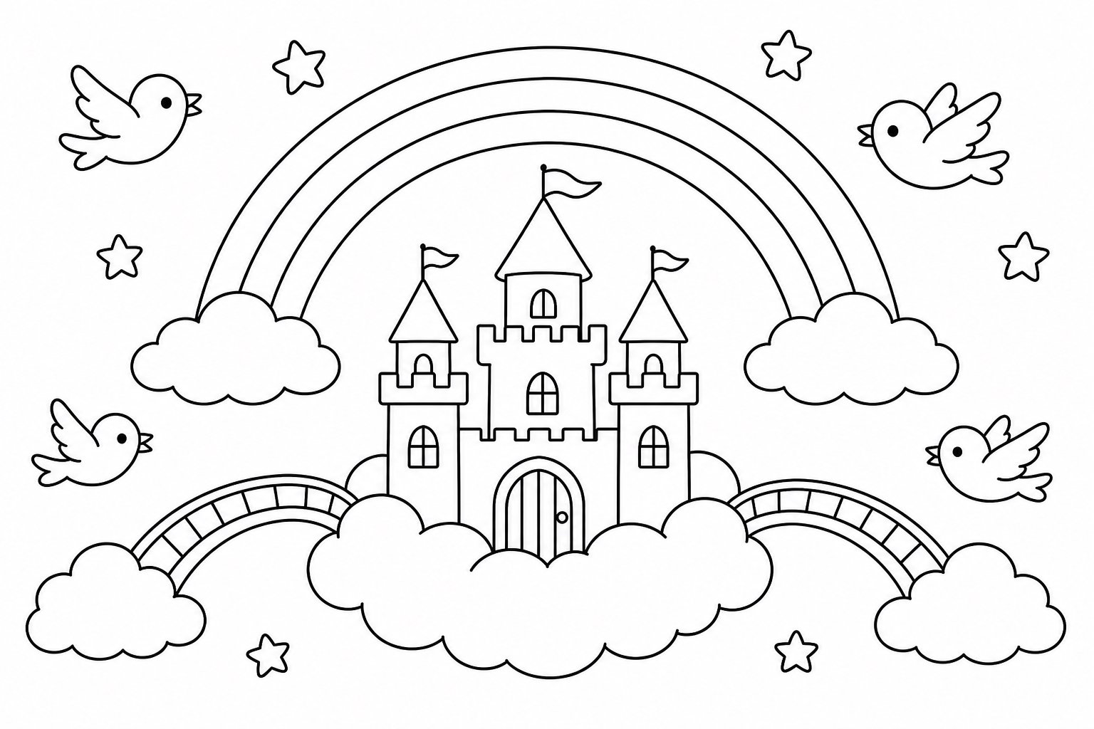 雲の上の小さな城