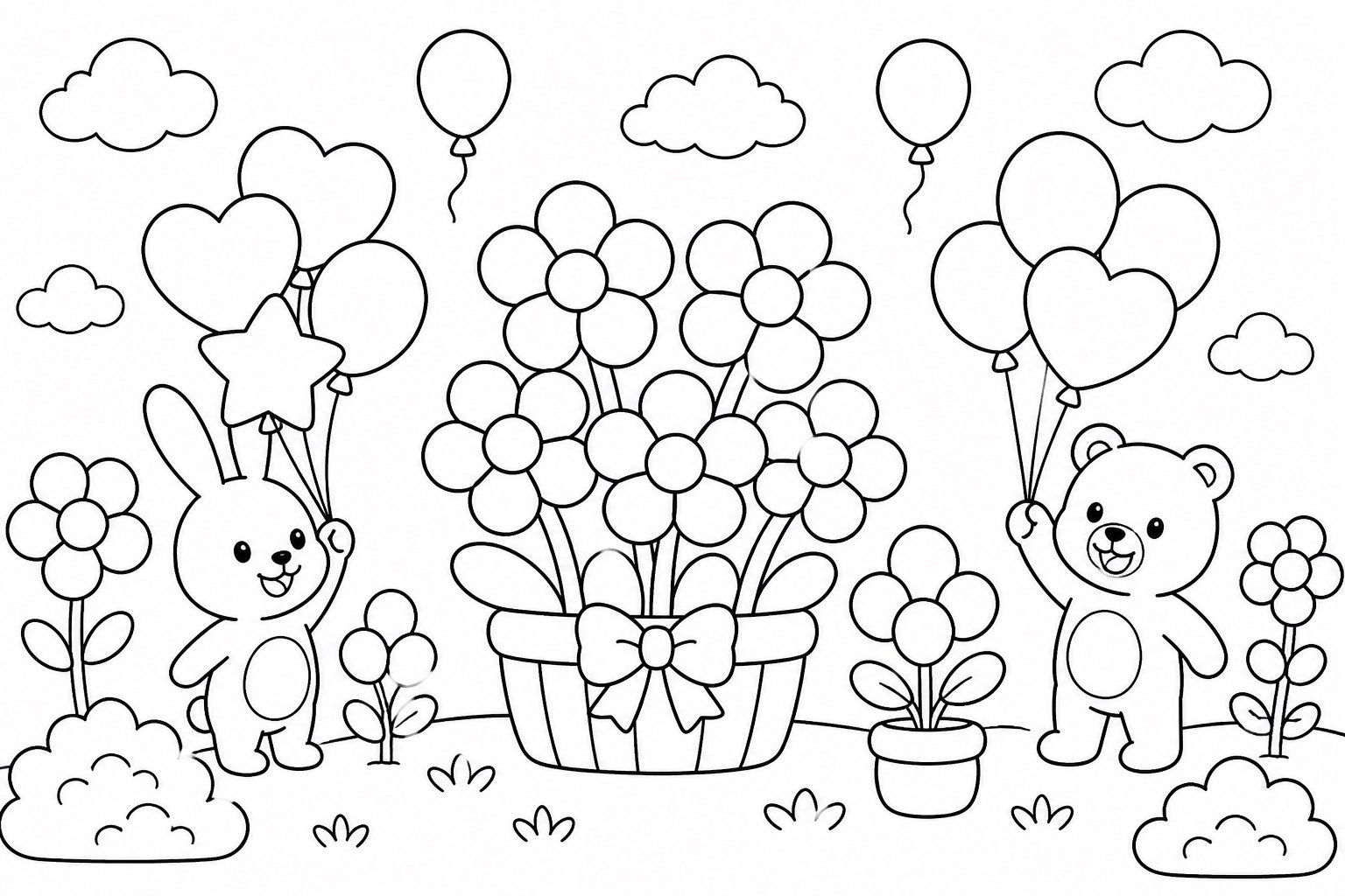Jardín de globos