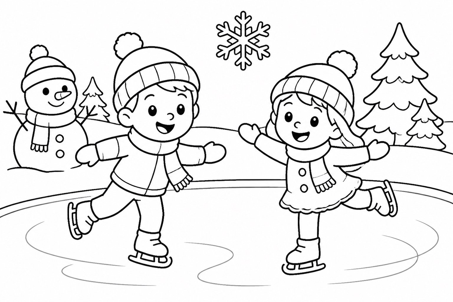 Patinaje en el Festival del Hielo y la Nieve
