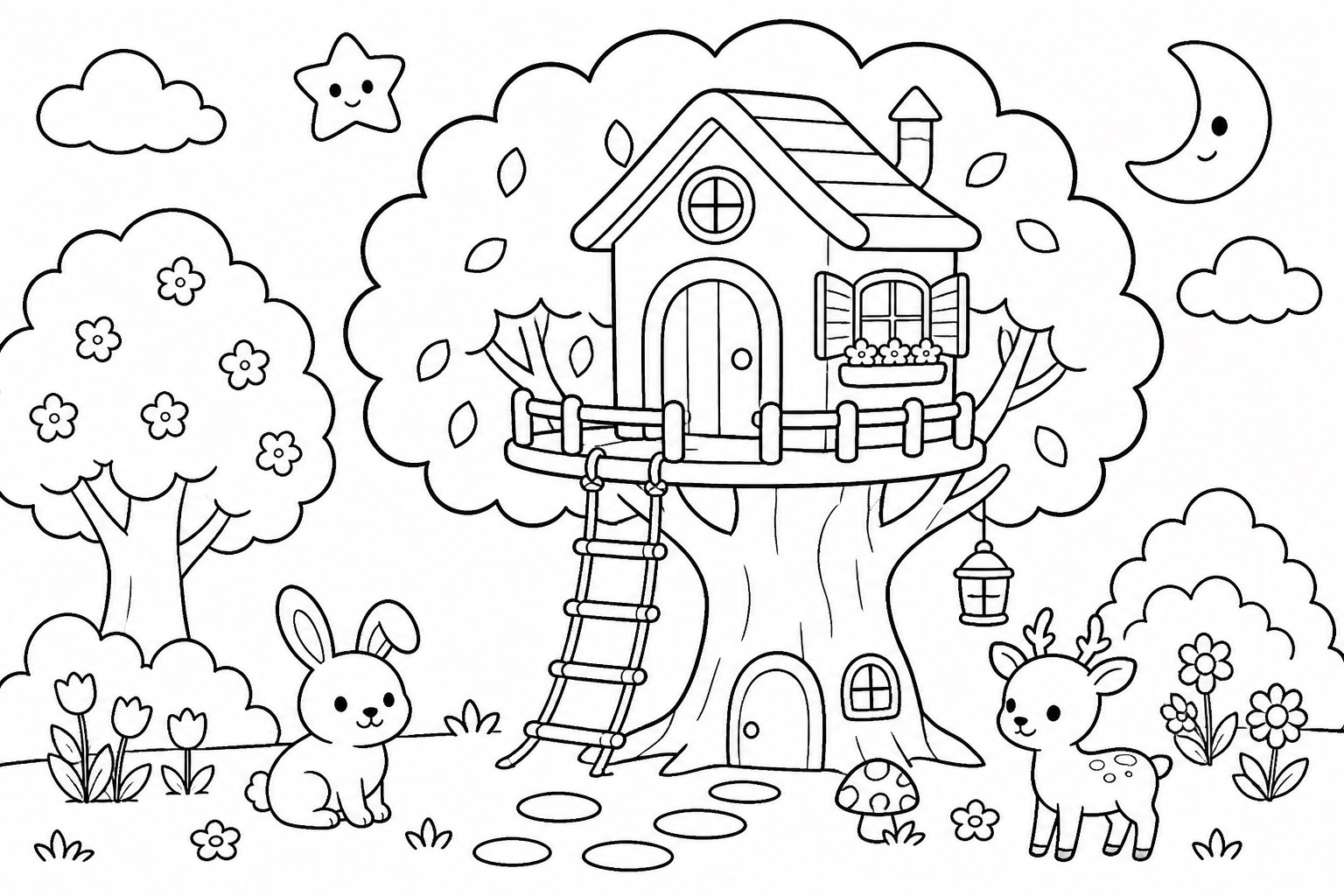 树冠上的小屋