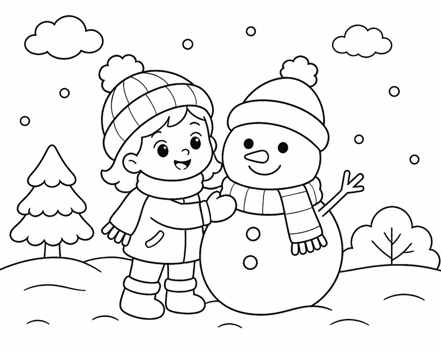 Cachecol e gorro de inverno