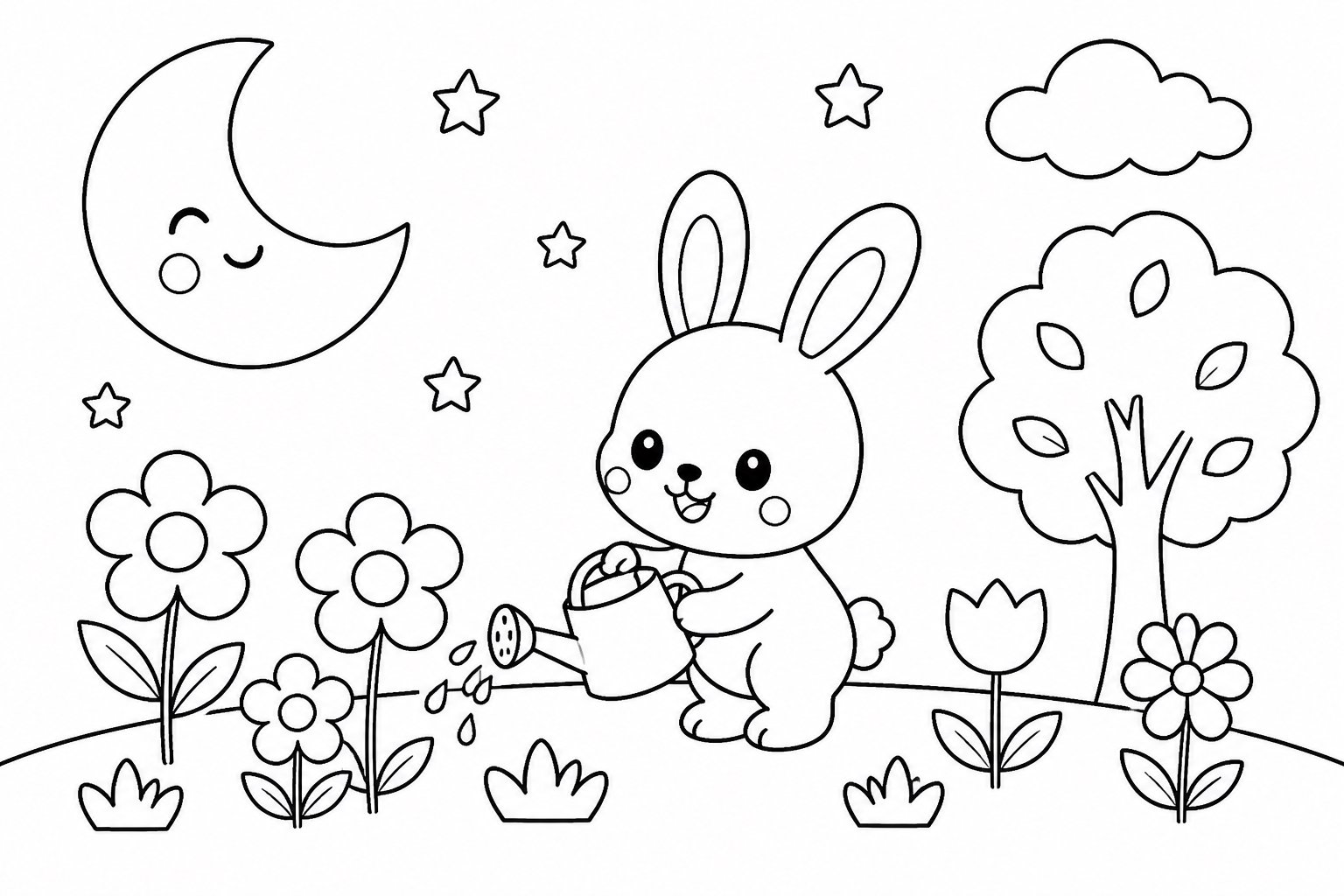 月亮花园的小兔