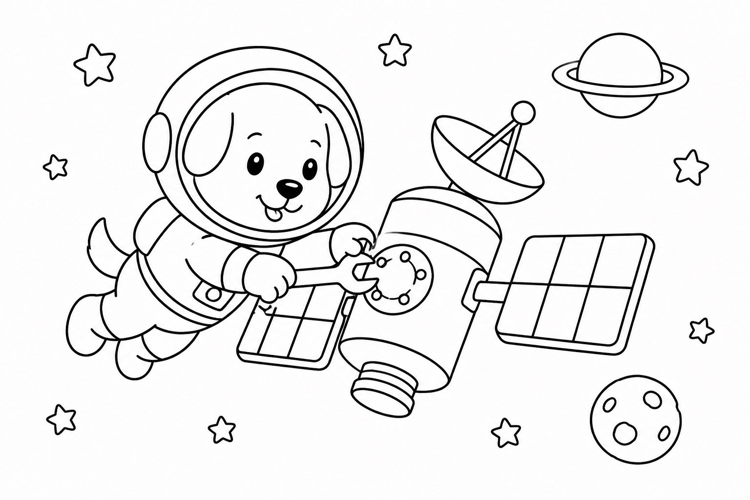 宇宙小狗修理卫星