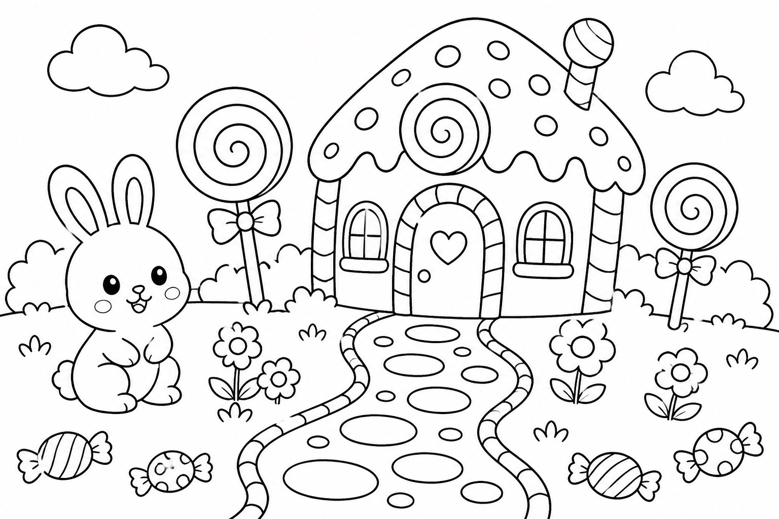Maisonnette en sucette