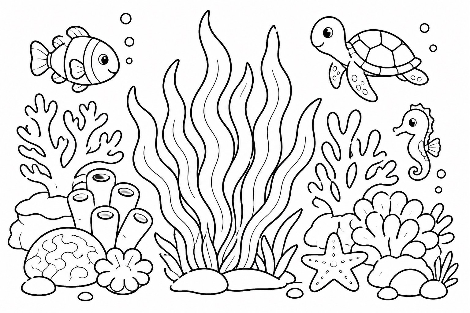 サンゴ礁の海草ガーデン