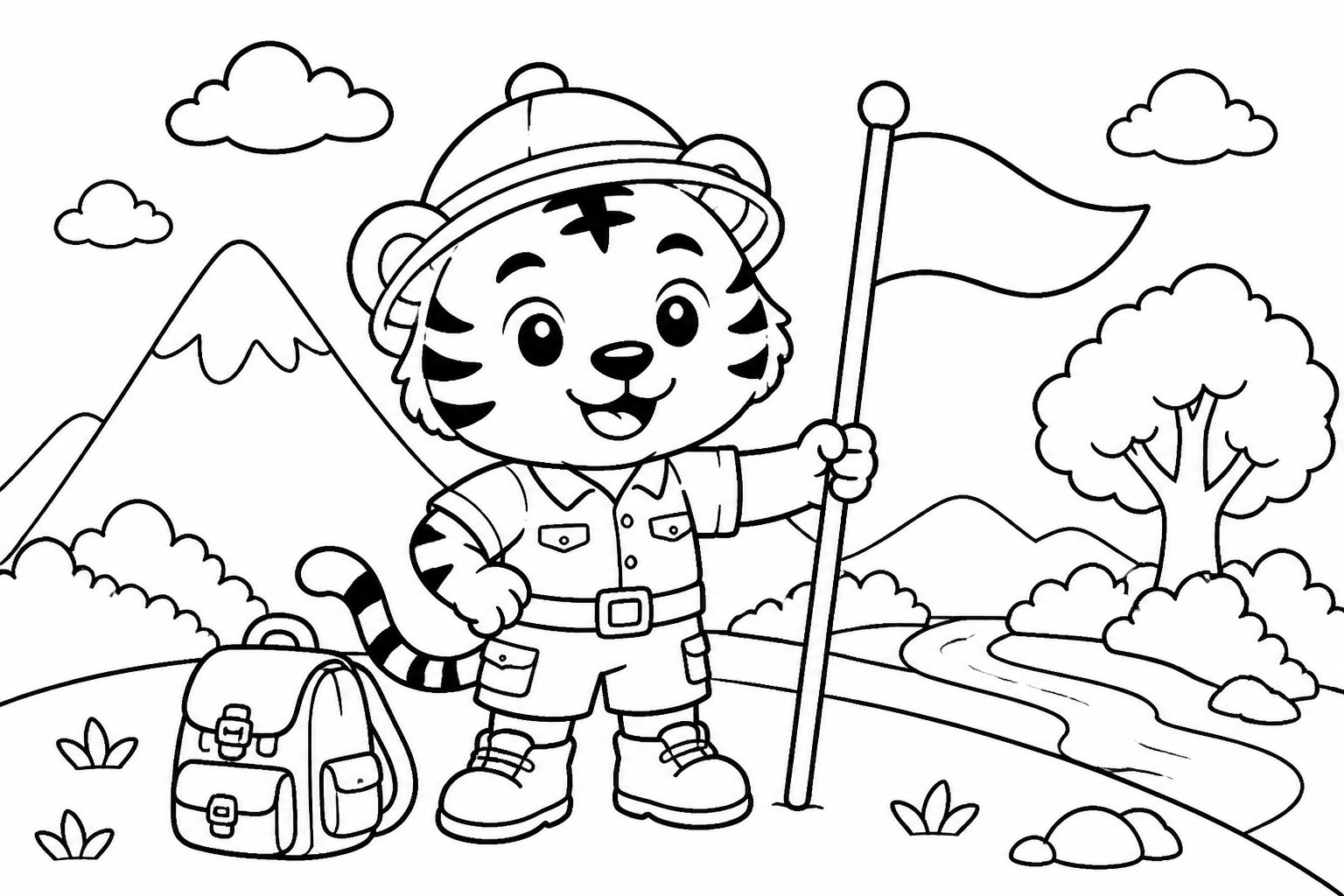 Kleiner Tiger als Expeditionsleiter