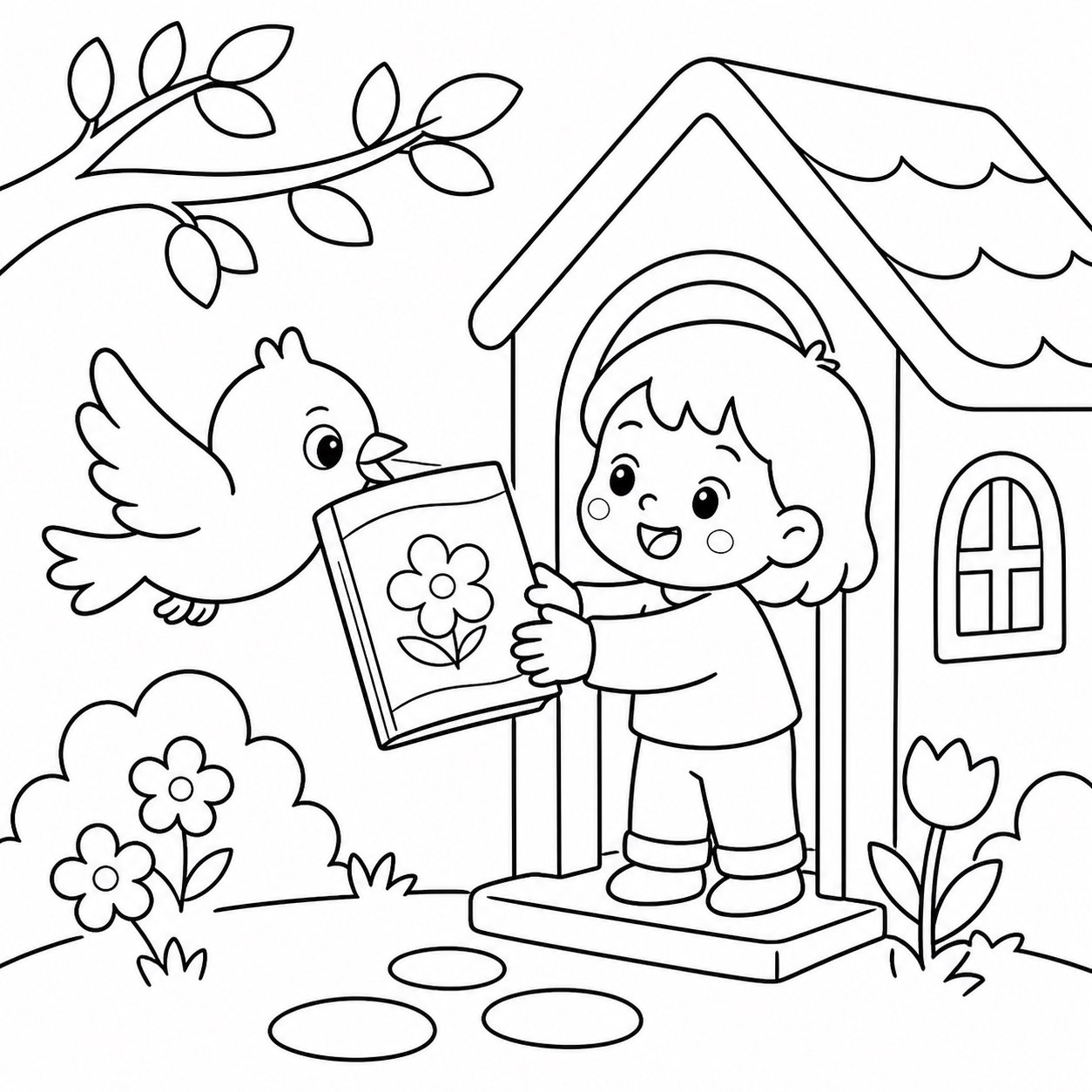 小鸟送来新杂志
