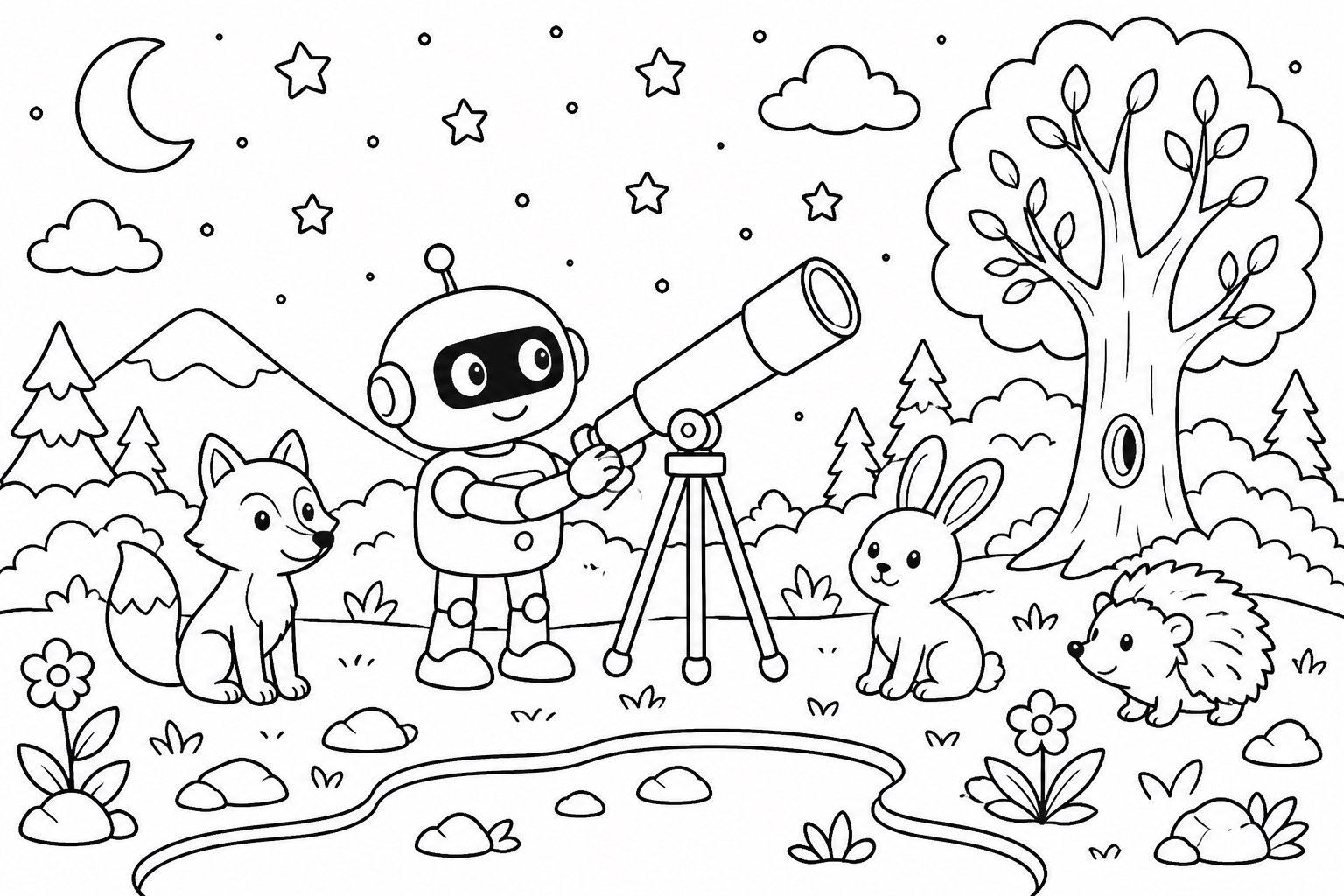 小さなロボットが星を観察する