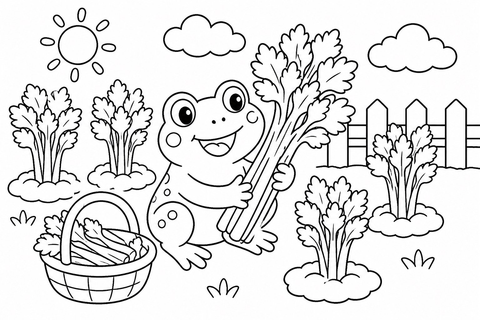 芹菜地里的小青蛙