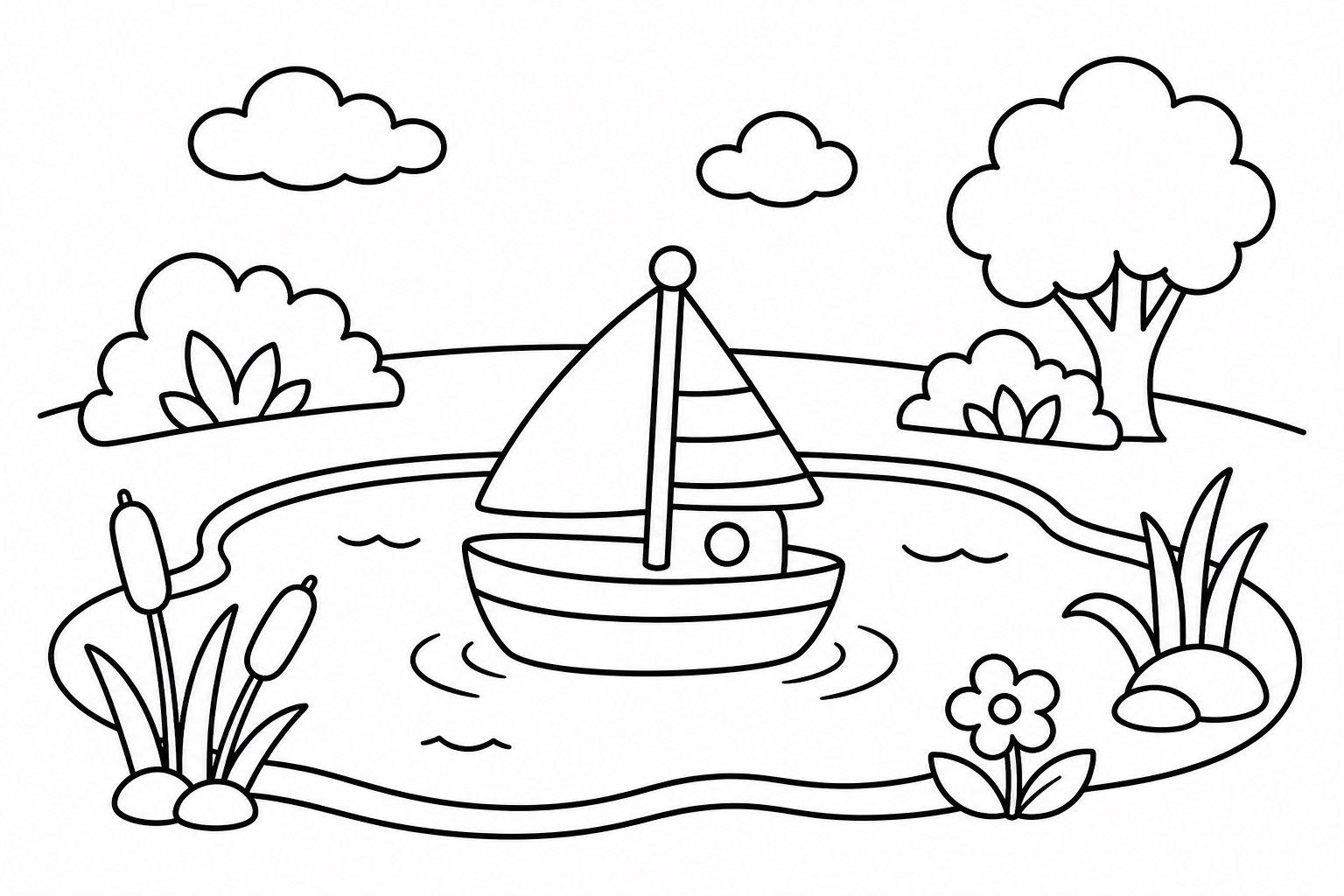 Bassin de bateaux-jouets