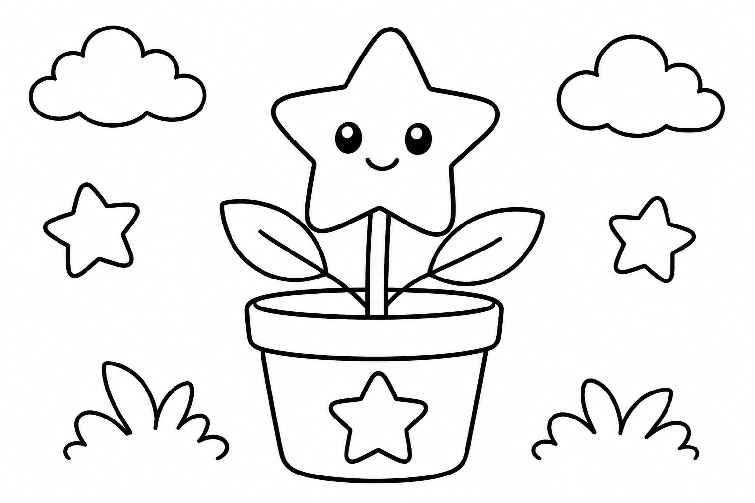 Sternenblumentopf
