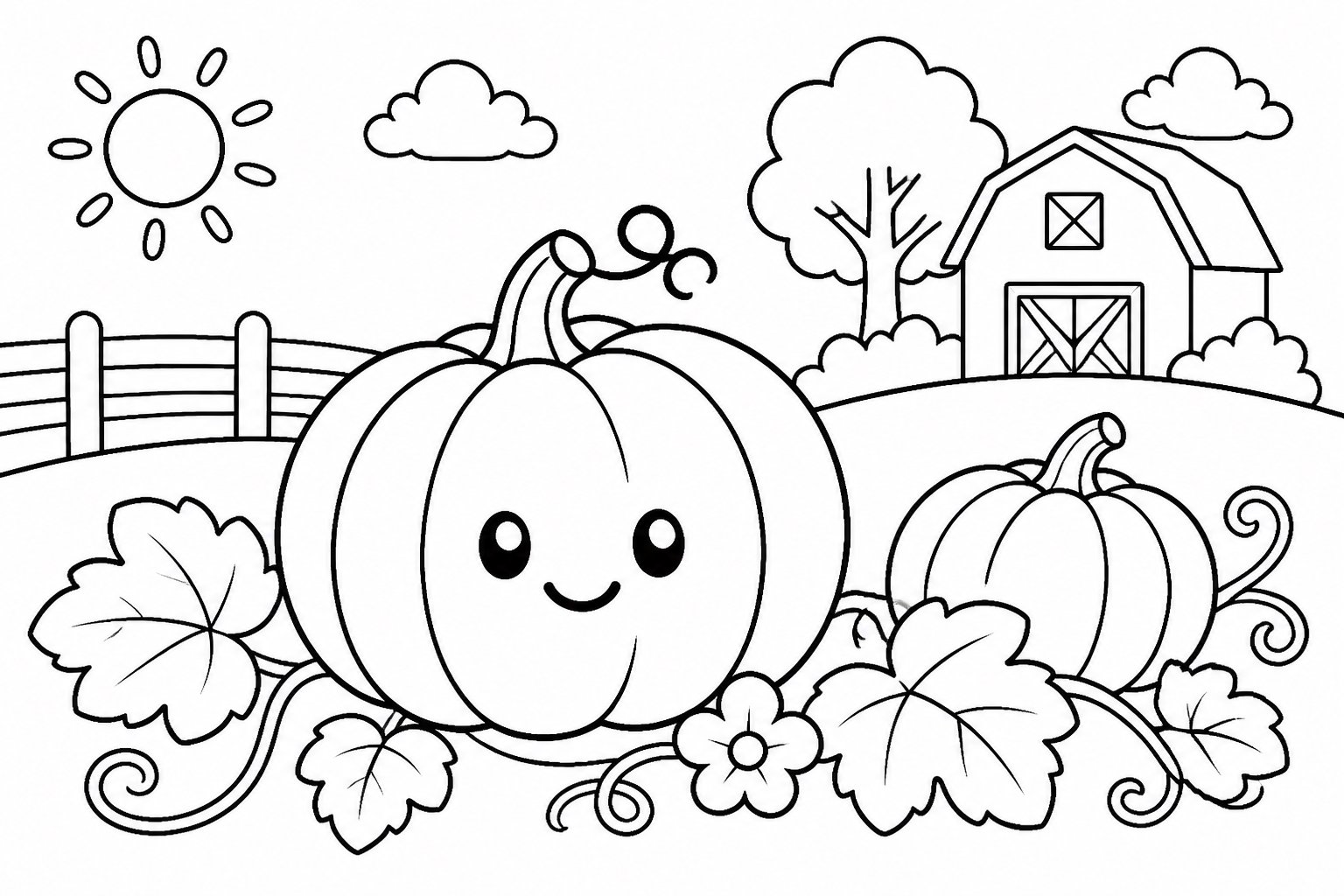 Petit potiron dans le champ de citrouilles