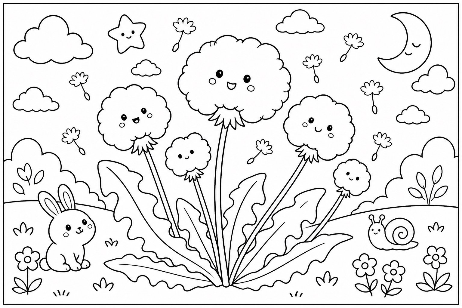 雲のタンポポ
