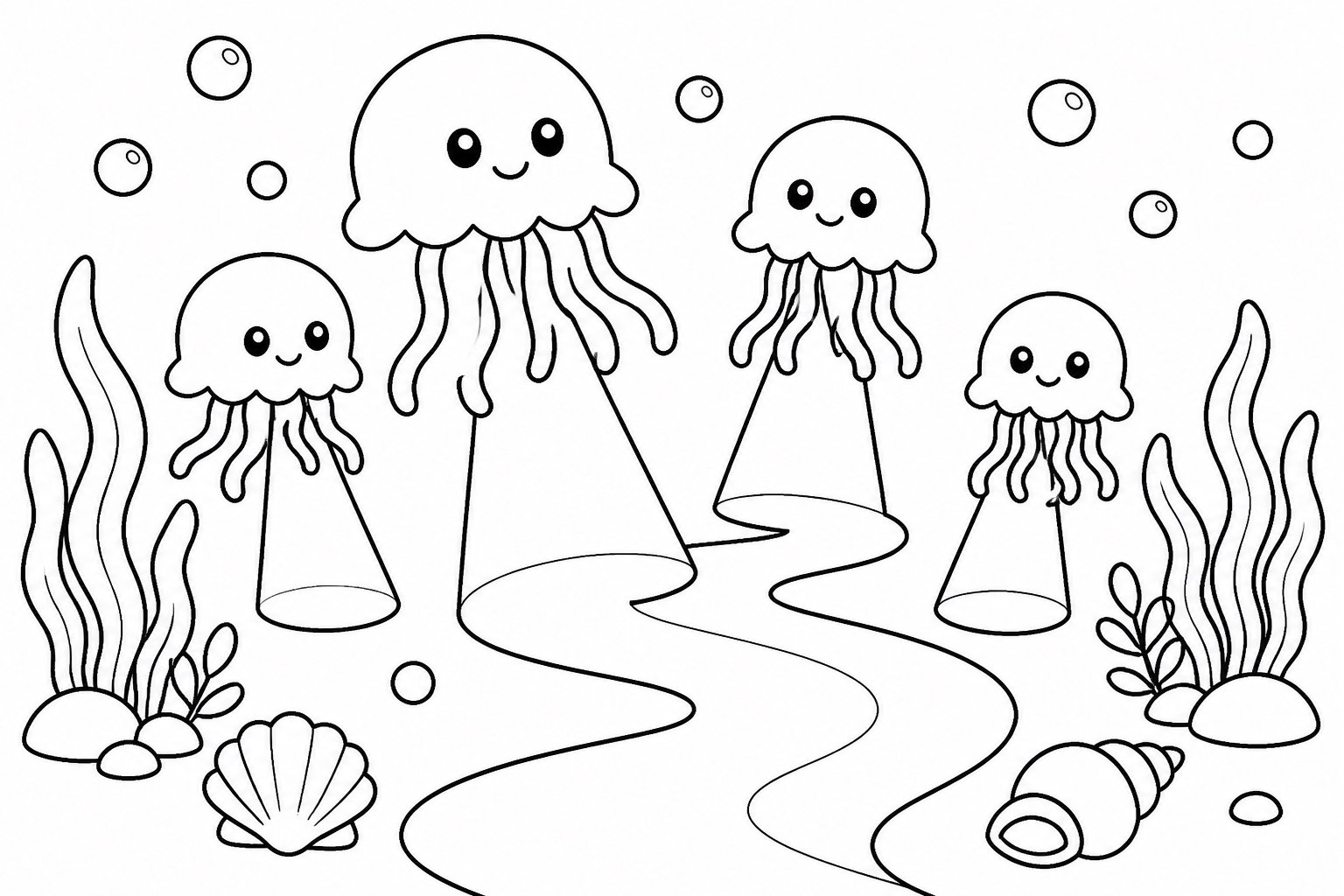 Medusita iluminando el camino