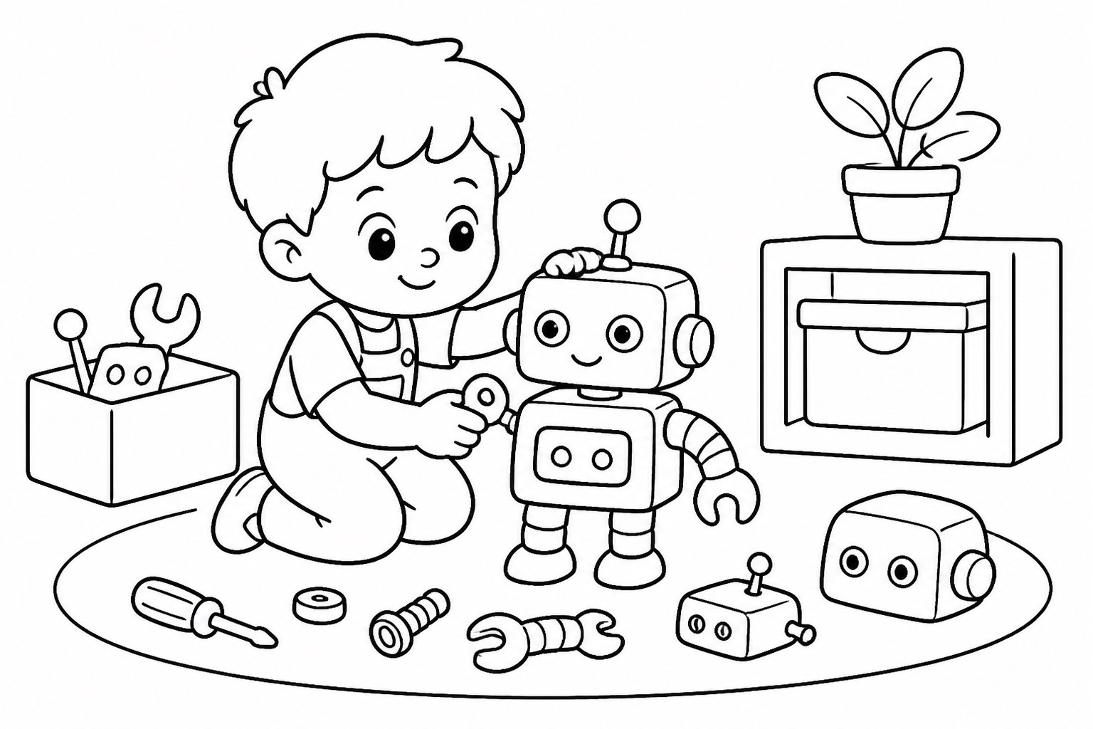 Petit robot à assembler