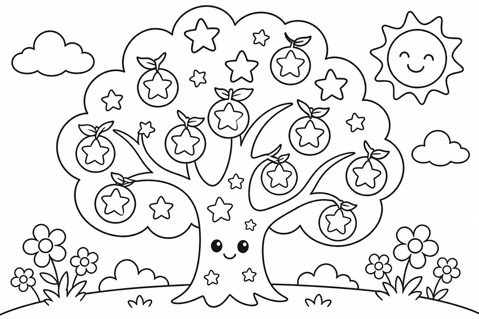 Sternenbaum trägt Früchte