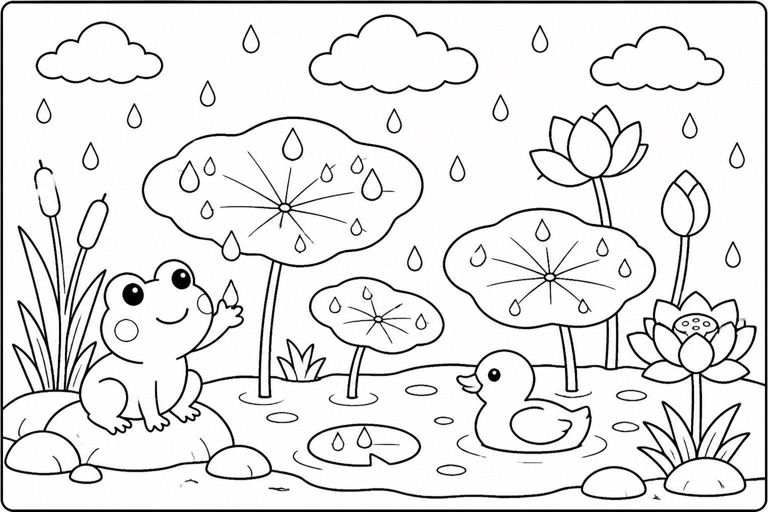 Goutte de pluie tombant sur une feuille de lotus