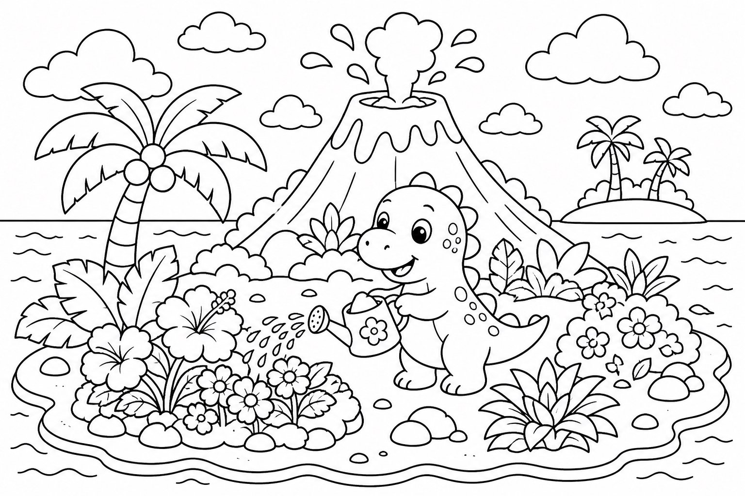 岛屿火山花园