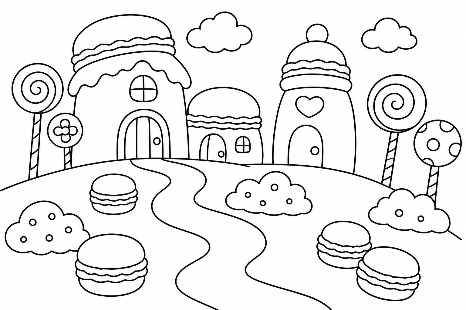 Macaron-Hügel
