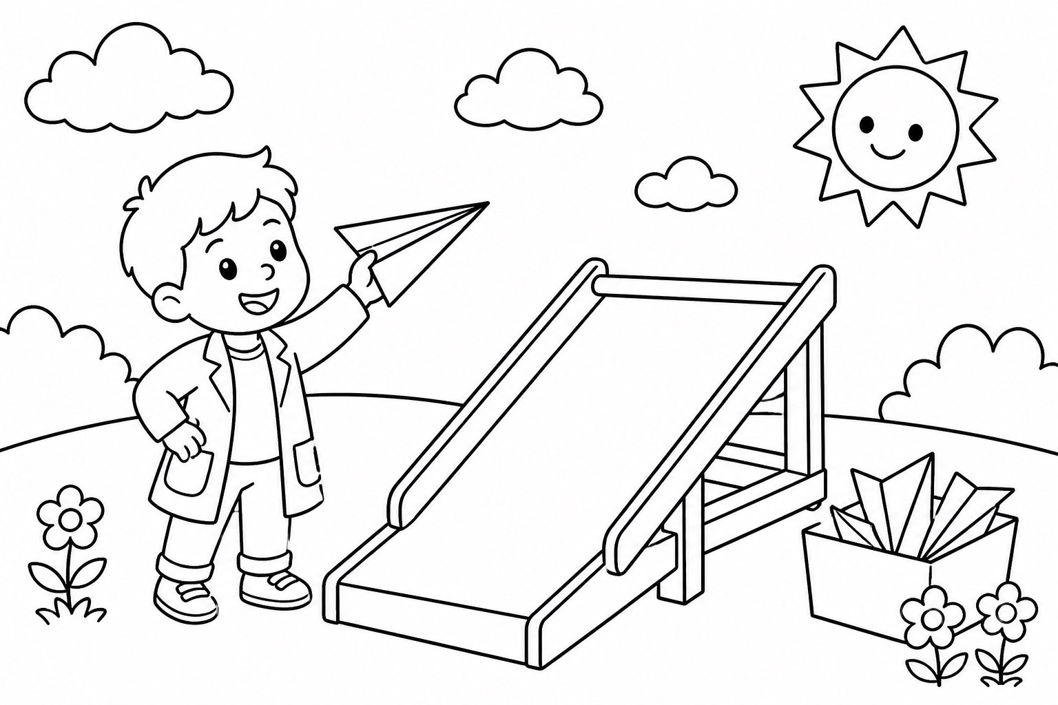 Banc d’essai de vol pour avions en papier