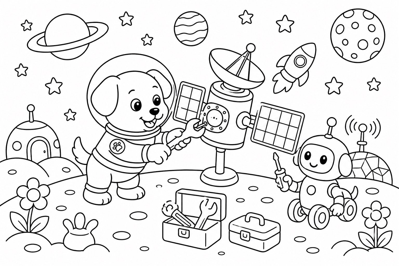 宇宙小狗修理卫星